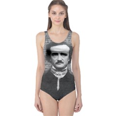 Edgar Allan Poe  One Piece Swimsuit by Valentinaart