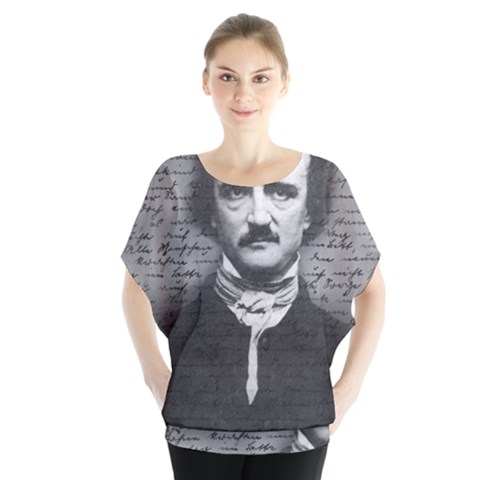 Edgar Allan Poe  Blouse by Valentinaart