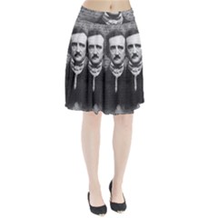 Edgar Allan Poe  Pleated Skirt by Valentinaart