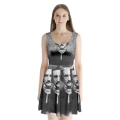 Edgar Allan Poe  Split Back Mini Dress  by Valentinaart