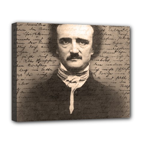 Edgar Allan Poe  Deluxe Canvas 20  X 16  