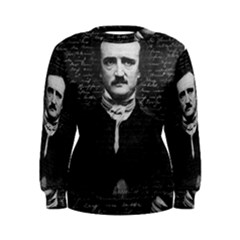 Edgar Allan Poe  Women s Sweatshirt by Valentinaart
