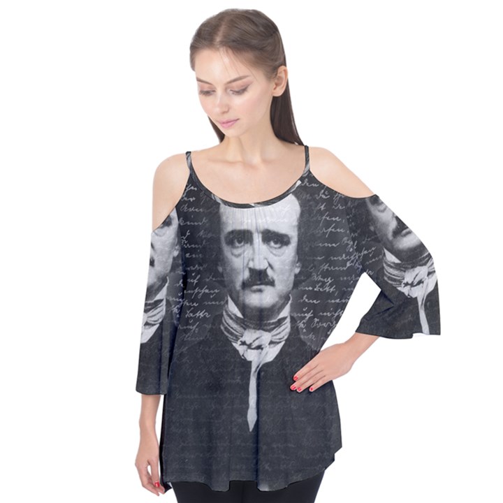 Edgar Allan Poe  Flutter Tees