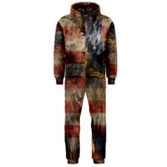 Vintage Eagle  Hooded Jumpsuit (men)  by Valentinaart