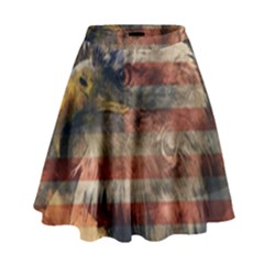 Vintage Eagle  High Waist Skirt by Valentinaart