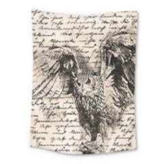 Vintage Owl Medium Tapestry