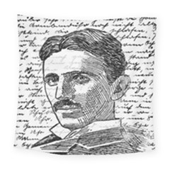 Nikola Tesla Square Tapestry (large) by Valentinaart