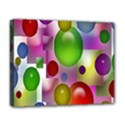 Colorful Bubbles Squares Background Deluxe Canvas 20  x 16   View1