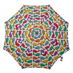 Small Rainbow Whales Hook Handle Umbrellas (large) by Simbadda