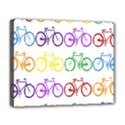 Rainbow Colors Bright Colorful Bicycles Wallpaper Background Deluxe Canvas 20  x 16   View1