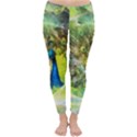 Peacock Digital Painting Classic Winter Leggings View1