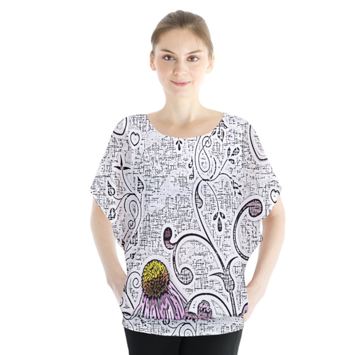 Abstract Pattern Blouse