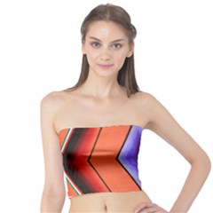 Diamond Shape Lines & Pattern Tube Top by Simbadda