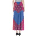 Butterfly Heart Pattern Maxi Skirts View2