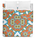 Digital Computer Graphic Geometric Kaleidoscope Duvet Cover Double Side (Queen Size) View1