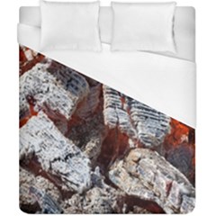 Wooden Hot Ashes Pattern Duvet Cover (California King Size)