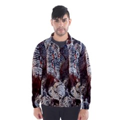 Wooden Hot Ashes Pattern Wind Breaker (Men)