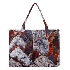 Wooden Hot Ashes Pattern Medium Tote Bag