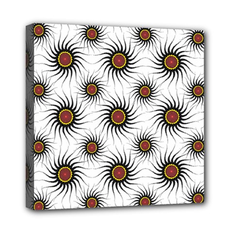 Pearly Pattern Half Tone Background Mini Canvas 8  X 8  by Simbadda