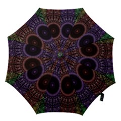 Digital Colored Ornament Computer Graphic Hook Handle Umbrellas (medium) by Simbadda