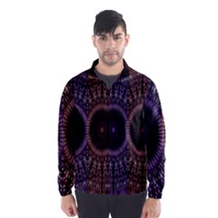 Digital Colored Ornament Computer Graphic Wind Breaker (men) by Simbadda