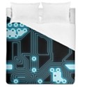 A Completely Seamless Background Design Circuitry Duvet Cover (Queen Size) View1