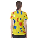 Circle Triangle Red Blue Yellow White Sign Women s Cotton Tee View2