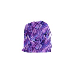 Purple Marble  Drawstring Pouches (xs) 