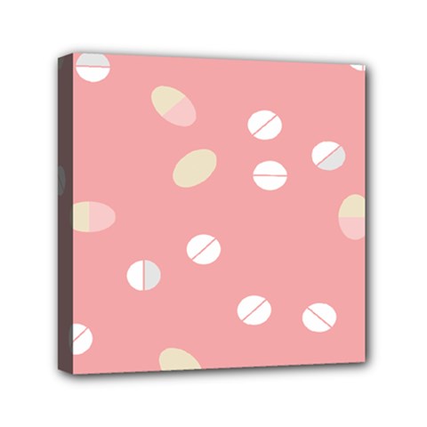 Drug Pink Mini Canvas 6  X 6  by Alisyart