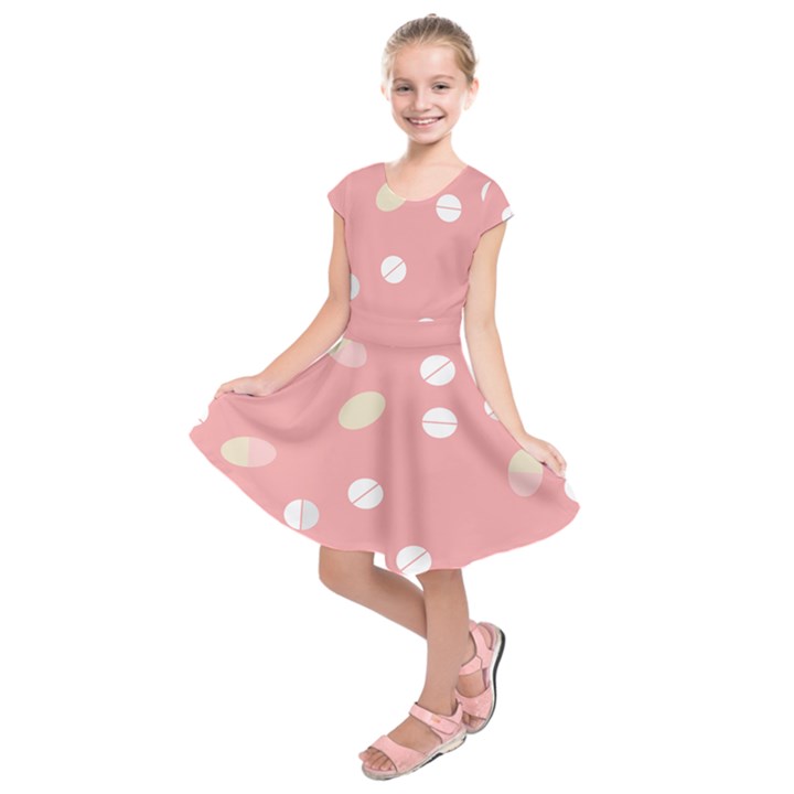 Drug Pink Kids  Short Sleeve Dress