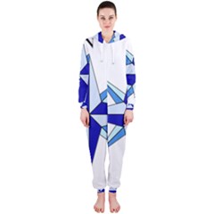 Compass Blue Star Hooded Jumpsuit (ladies) 