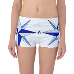 Compass Blue Star Reversible Bikini Bottoms by Alisyart