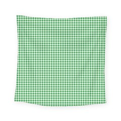 Green Tablecloth Plaid Line Square Tapestry (small) by Alisyart