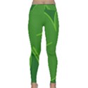 Leaf Clover Green Classic Yoga Leggings View1