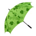 Leaf Clover Green Line Golf Umbrellas View2