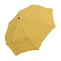 Plaid Line Orange Yellow Folding Umbrellas View2