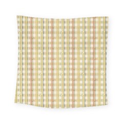 Tomboy Line Yellow Red Square Tapestry (small) by Alisyart