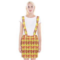 Funny Faces Suspender Skirt