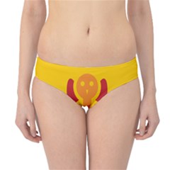 Animals Bird Pet Turkey Red Orange Yellow Hipster Bikini Bottoms by Alisyart