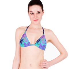 Butterfly Vector Background Bikini Top