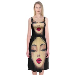 Girl Midi Sleeveless Dress by Valentinaart