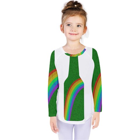 St  Patricks Kids  Long Sleeve Tee by Valentinaart