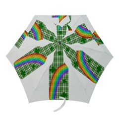 St  Patricks Day - Bottle Mini Folding Umbrellas