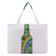 St  Patricks Day - Bottle Medium Tote Bag by Valentinaart