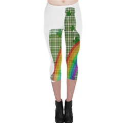 St  Patrick s Day Capri Leggings  by Valentinaart