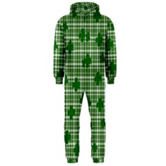 St  Patrick s Day Pattern Hooded Jumpsuit (men)  by Valentinaart