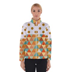 Golden Dots And Triangles Patern Winterwear by TastefulDesigns