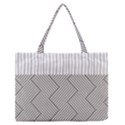 Lines and stripes patterns Medium Zipper Tote Bag View1