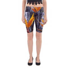 Bird Of Paradise Yoga Cropped Leggings by northshoreH