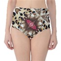 Animal Tissue And Flowers High-Waist Bikini Bottoms View1